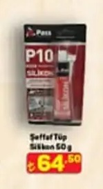 Pass Şeffaf Tüp Silikon 50G