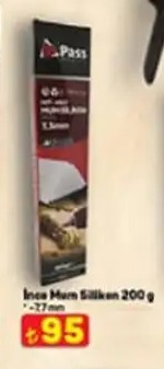 Pass İnce Mum Silikon 200G