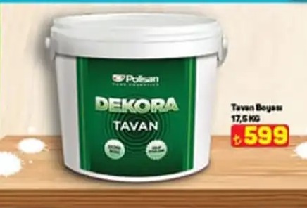 Polsan Dekora Tavan Boyası 17,5 Kg