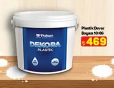 Pulson Dekora Plastik Plastik Duvar Boyası 10 Kg