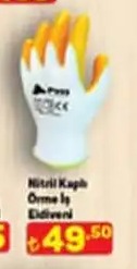 Nitrile Kaplı Onme İş Eldiveni