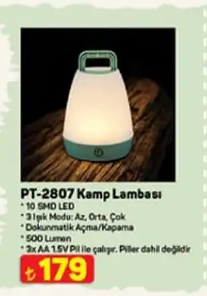 Pt-2807 Kamp Lambası