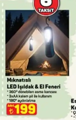 Mıknatıslı Led Işıldak & El Feneri