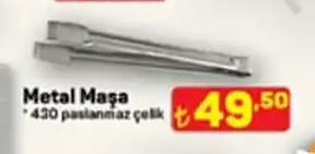 Metal Maşa 430 Paslanmaz Çelik