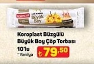 Koroplast Büzgülü Büyük Boy Çöp Torbası 10Lu