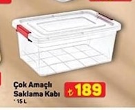 Çok Amaçlı Saklama Kabı 15L