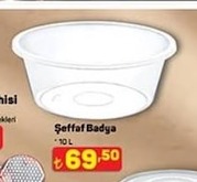 Şeffaf Badya 10L