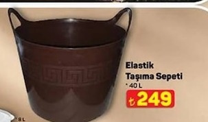 Elastik Taşıma Sepeti 40 L
