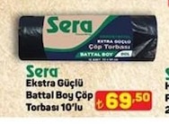 Sera Ekstra Güçlü Battal Boy Çöp Torbası 10'Lu