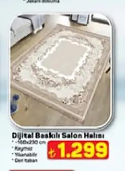 Dijital Baskili Salon Halisi 160X230 Cm