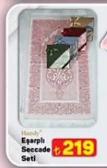 Hamdy Eşarplı Seccade Seti
