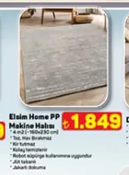 Eisım Home Pp Makine Halısı 4M²