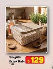Sürgülü Erzak Kabı