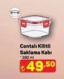 Contalı Kilitli Saklama Kabı 380 Ml