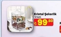 Kristal Şekerlik 2 Katlı