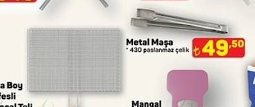 Metal Maşa 430 Paslanmaz Çelik