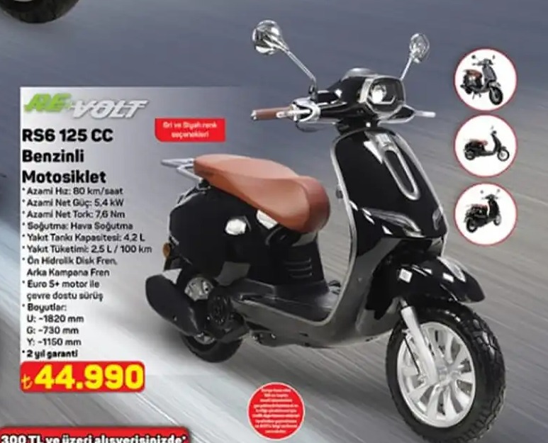 Revolt Rs6 125 Cc Benzinli Motosiklet