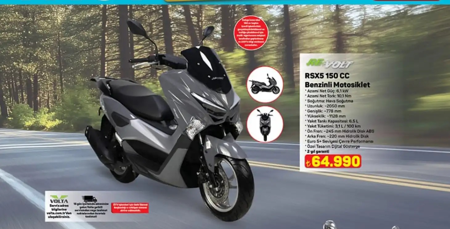 Revolt Rsx5 150 Cc Benzinli Motosiklet