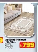Dijital Baskılı Halı 120X180 Cm