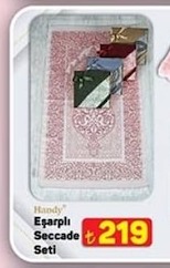 Handy Eşarplı Seccade Seti