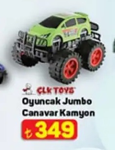 Oyuncak Jumbo Canavar Kamyon