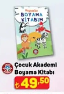 Mutlu Çocuk Akademi Boyama Kitabı