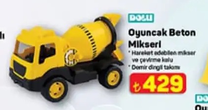 Doğuş Oyuncak Beton Mikseri