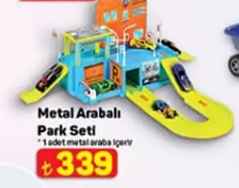 Metal Arabalı Park Seti
