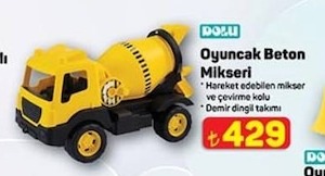Dolu Oyuncak Beton Mikseri