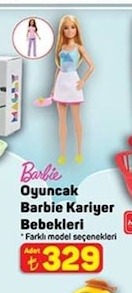Oyuncak Barbie Kariyer Bebekleri