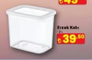 Erzak Kabı 2L
