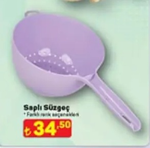 Saplı Süzgeç