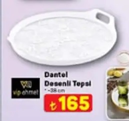 Dantel Desenli Tepsi 38 Cm
