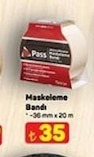 Pass Maskeleme Bandı 36Mm X 20M