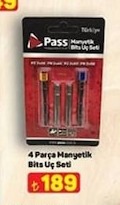 4 Parça Manyetik Bits Uç Seti