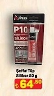 Şeffaf Tüp Silikon 50G
