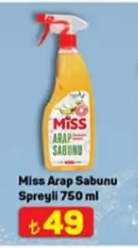 Miss Arap Sabunu Spreyli 750 Ml