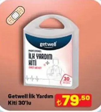 Getwell Ilk Yardim Kiti 30'Lu