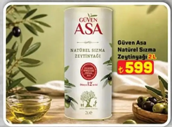 Güven Asa Naturel Sızma Zeytinyağı 2L