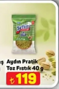 Aydın Pratik Toz Fıstık 40 G