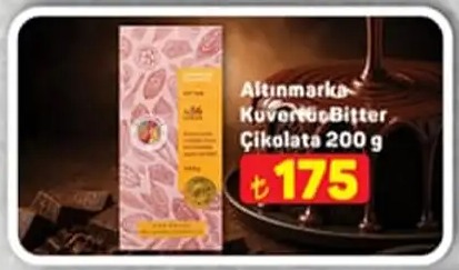 Altınmarka Kuvertür Bitter Çikolata 200 G