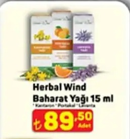 Herbal Wind Baharat Yağı 15Ml