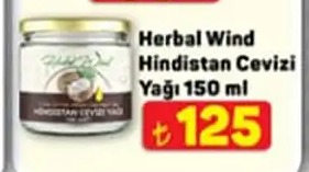 Herbal Wind Hindistan Cevizi Yağı 150 Ml
