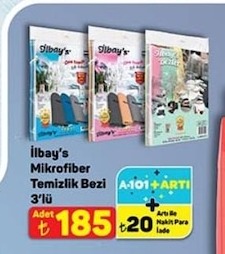 İlbay'S Mikrofiber Temizlik Bezi 3'Lü