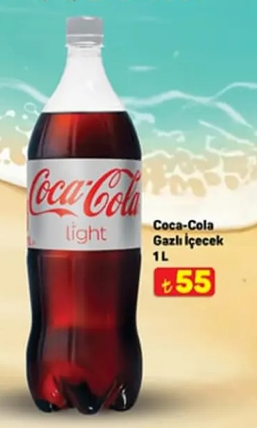 Coca-Cola Light Gazlı İçecek 1L