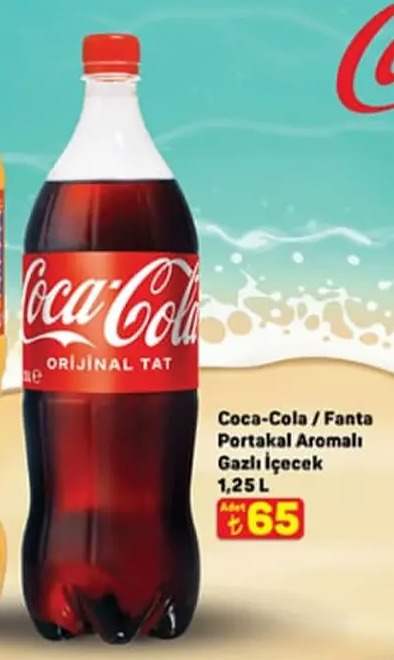 Coca-Cola Portakal Aromalı Gazlı İçecek 1.25L