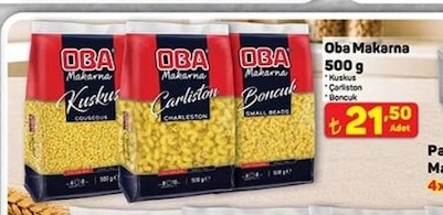 Oba Makarna Kuskus Carlston Boncuk 500G