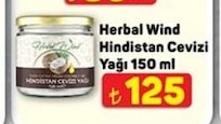 Herbal Wind Hindistan Cevizi Yağı 150 Ml