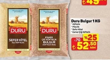 Duru Bulgur 1 Kg