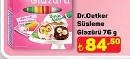Dr.Oetker Süsleme Glazürü 76 G